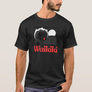 Waikiki Beach Hawaii Surfer T-Shirt