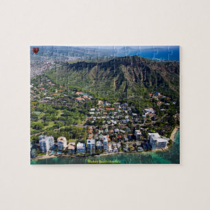 Waikiki Beach Honolulu Jigsaw Puzzle