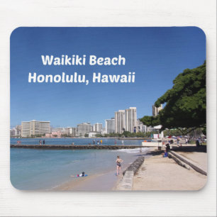 Waikiki Beach, Honolulu Mouse Pad