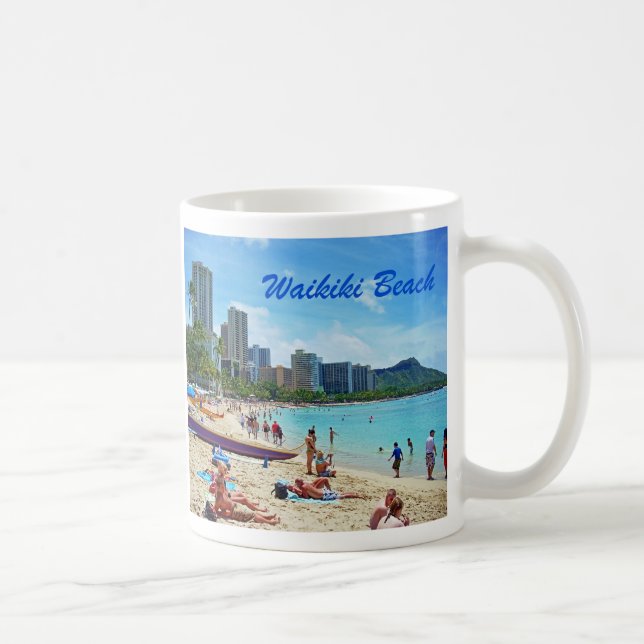 Waikiki Beach Mug (Right)