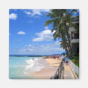 Waikiki Beach, Oahu, Hawaii Magnet