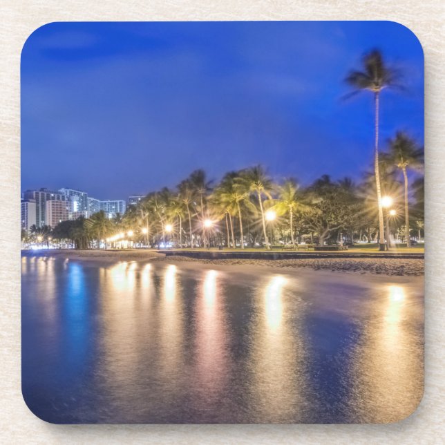 Waikiki City at Dawn Coaster (Front)