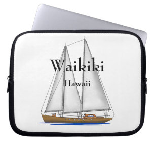 Waikiki Hawaii Laptop Sleeve