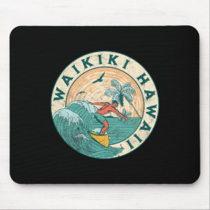 Waikiki Hawaii Mouse Pad