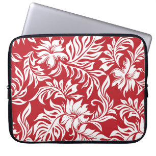 Waikiki Hibiscus Hawaiian Neoprene Wetsuit Laptop Sleeve