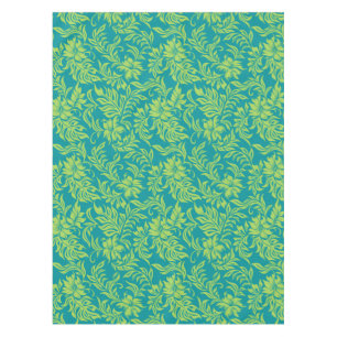 Waikiki Hibiscus Hawaiian Pareau Floral Tablecloth