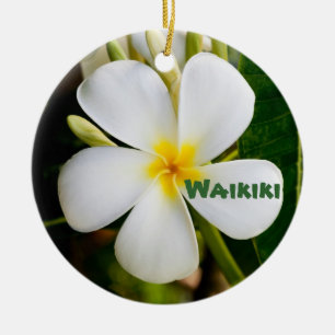 Waikiki Keepsake Ceramic Tree Decoration
