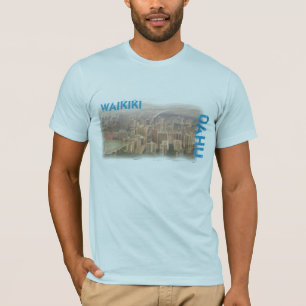 Waikiki Oahu mens shirt