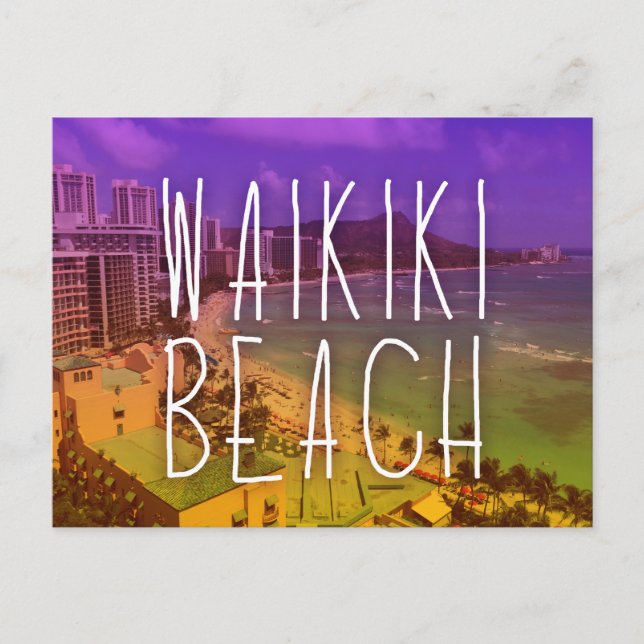 Waikiki postcard (Front)
