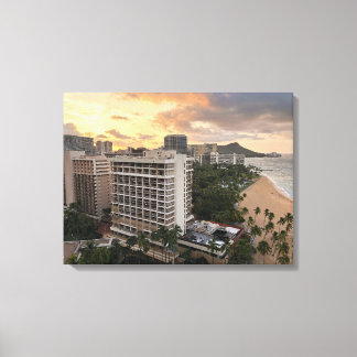 Waikiki Sunrise Canvas Print