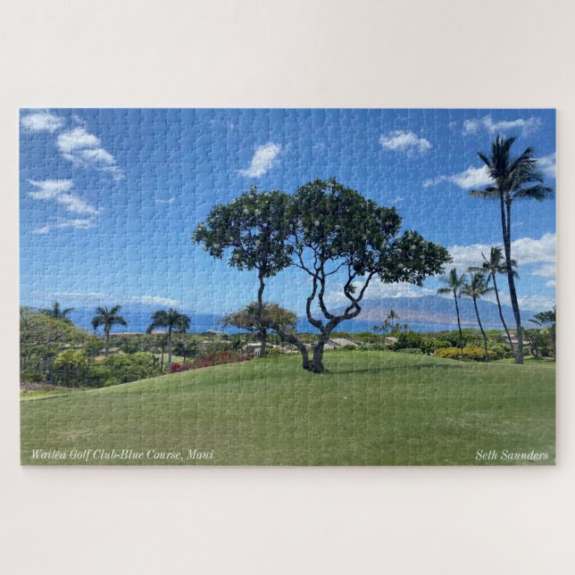 Wailea Golf Club-Blue Course, Maui Jigsaw Puzzle (Horizontal)