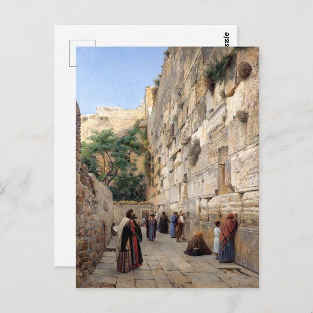 Wailing Wall | Gustav Bauernfeind | Postcard (Front/Back)