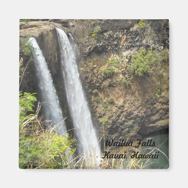 Wailua Falls Kauai, Hawaii Magnet (Front)