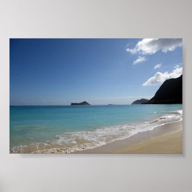 Waimanalo Beach Poster (Front)