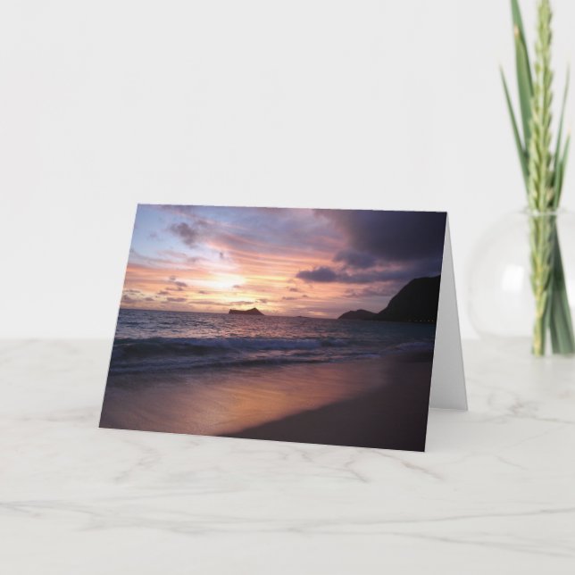 Waimanalo Early Morning Card (Front)