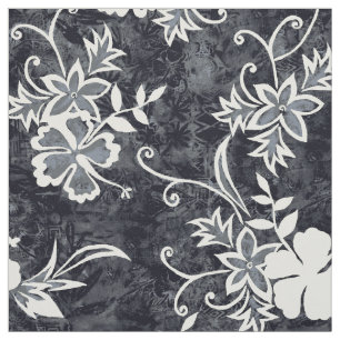 Waimanalo Hawaiian Hibiscus Batik Fabric