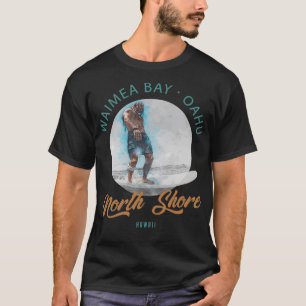 Waimea Bay North Shore Hawaii Vintage Surfing T-Shirt