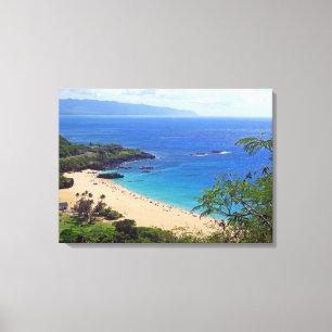 Waimea Bay, Oahu, Hawaii Canvas Print
