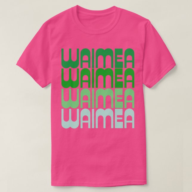 Waimea Beach Retro TShirt (Design Front)