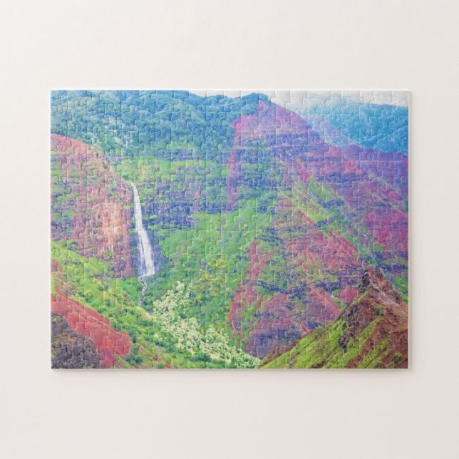 Waimea Canyon - Kauai, Hawaii - 11x14 - 252 pcs. Jigsaw Puzzle (Horizontal)