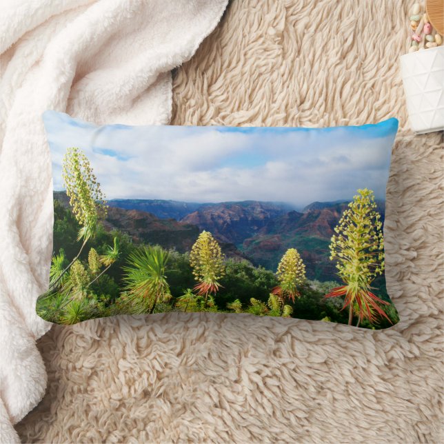 Waimea Canyon | Kauai, Hawaii Lumbar Cushion (Blanket)