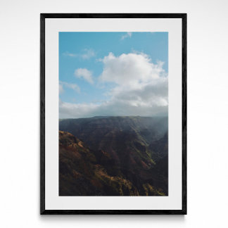 Waimea Canyon Kauai Photography Poster 