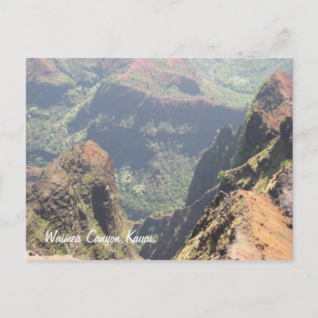 Waimea Canyon Postcard (Front)