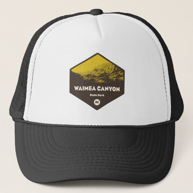 Waimea Canyon State Park Hawaii Trucker Hat (Front)