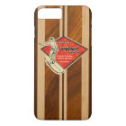 Waimea Surfboard Hawaiian Faux Koa Wood Red