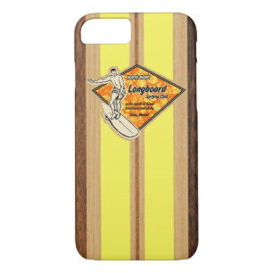 Waimea Surfboard Hawaiian Faux Wood Case-Mate iPhone Case