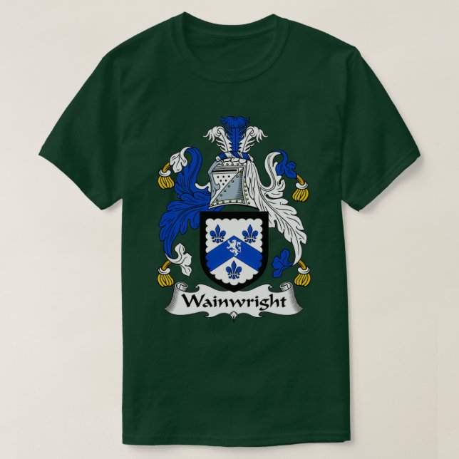 Wainwright Coat of Arms Family Crest  T-Shirt (Design Front)