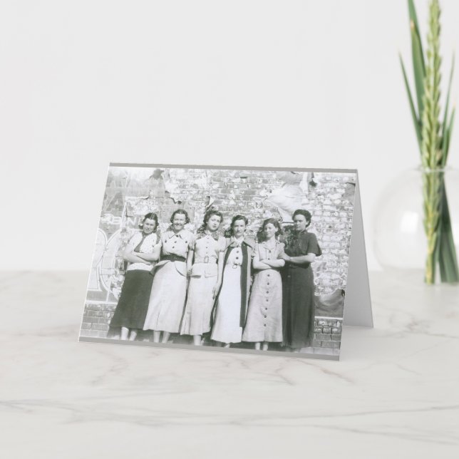 Wainwright Girls Greeting Card (Front)