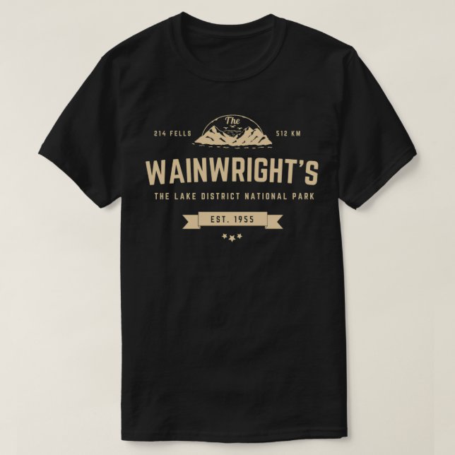 Wainwright Lakeland Fells 214 Hiking 2 T-Shirt (Design Front)