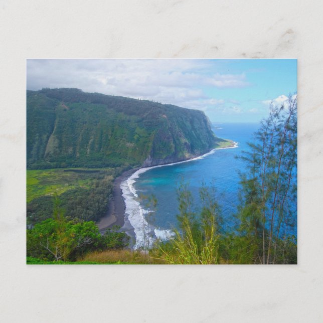 Waipio Valley Lookout, Big Island, Hawaii Postcard (Front)