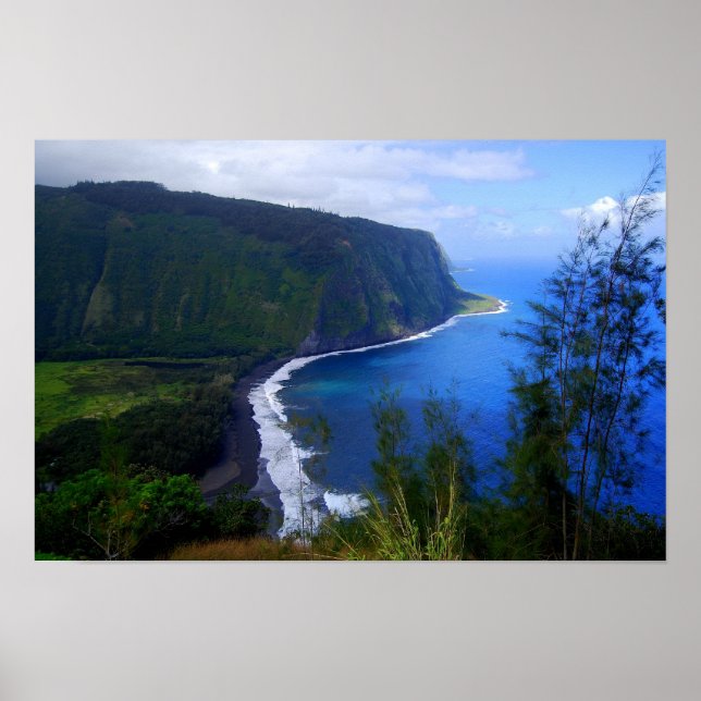 Waipio Valley Lookout, Hawaii,  Print (Front)