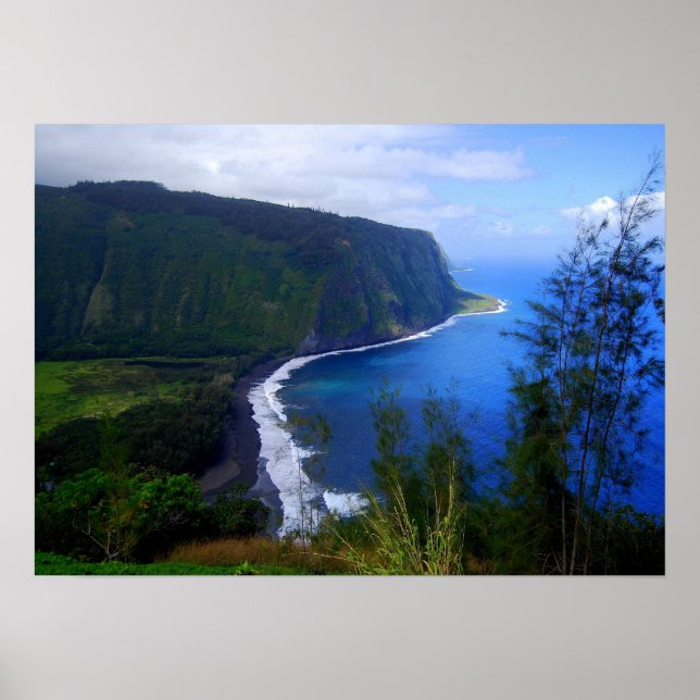 Waipio Valley Lookout, Hawaii,  Print (Front)
