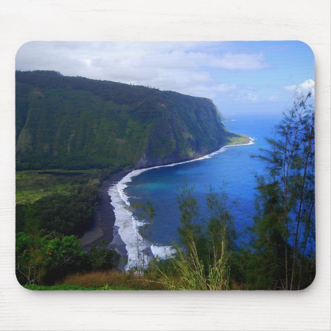 Waipio Valley Lookout Mousepad (Front)