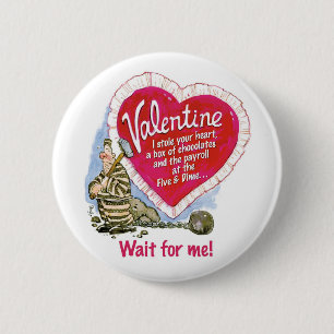 Wait For Me 6 Cm Round Badge