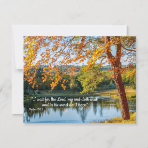 Wait for the Lord, Hope in His Word Card