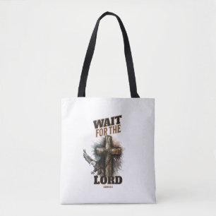 Wait For The LORD Isaiah 40:31 Tote Bag