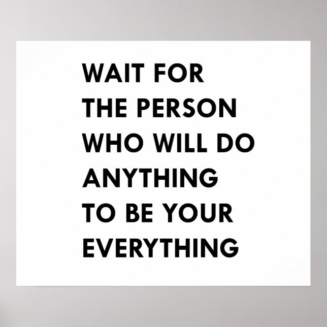 Wait for the person who will do  poster (Front)