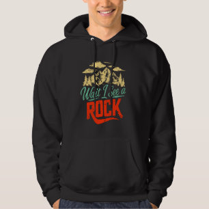 Wait I See A Rock Funny Geology And Geologist Scie Hoodie