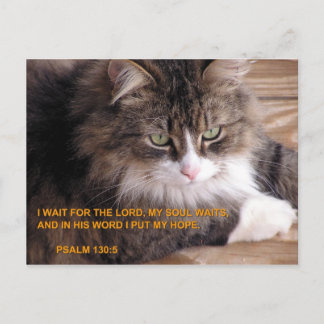 WAIT ON THE LORD POSTCARD