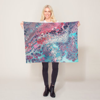 Wait on the Lord Scripture Fleece Blanket