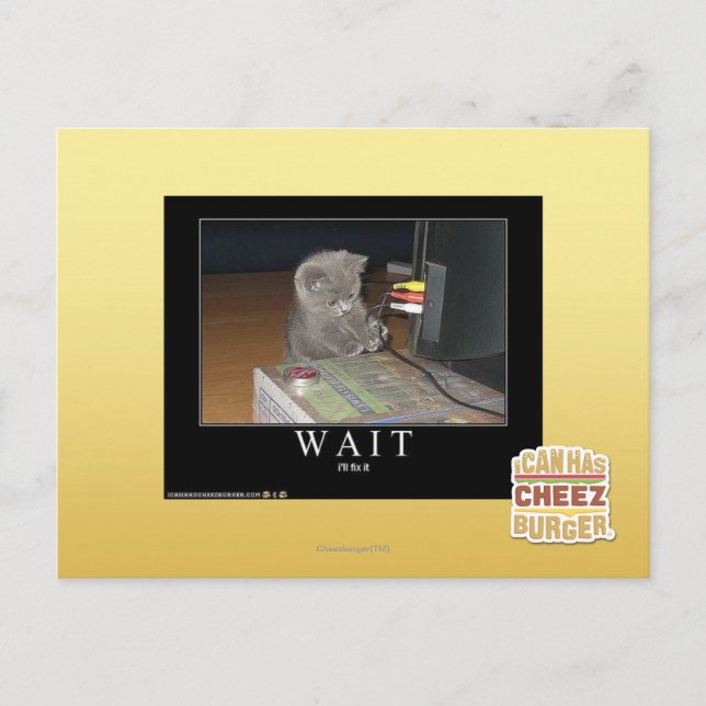 Wait Postcard (Front)