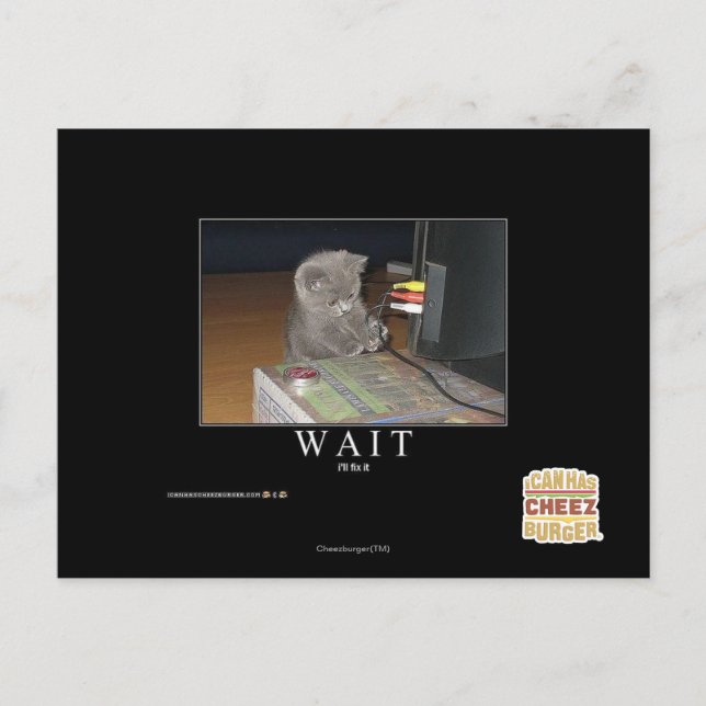 Wait Postcard (Front)