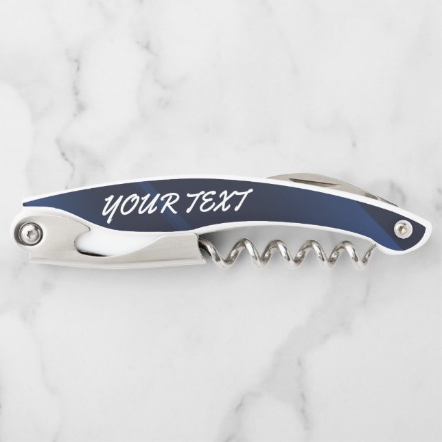 Waiter Corkscrew Wine Opener – Engraved Name Gift (Front)