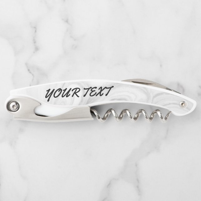 Waiter Corkscrew Wine Opener – Engraved Name Gift (Front)