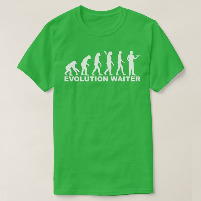 Waiter evolution T-Shirt (Design Front)