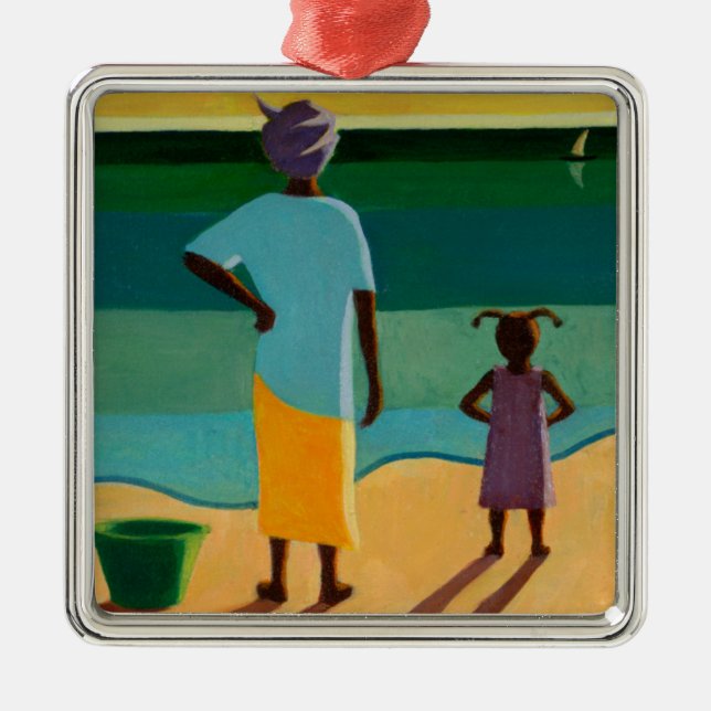 Waiting 2005 metal tree decoration (Front)